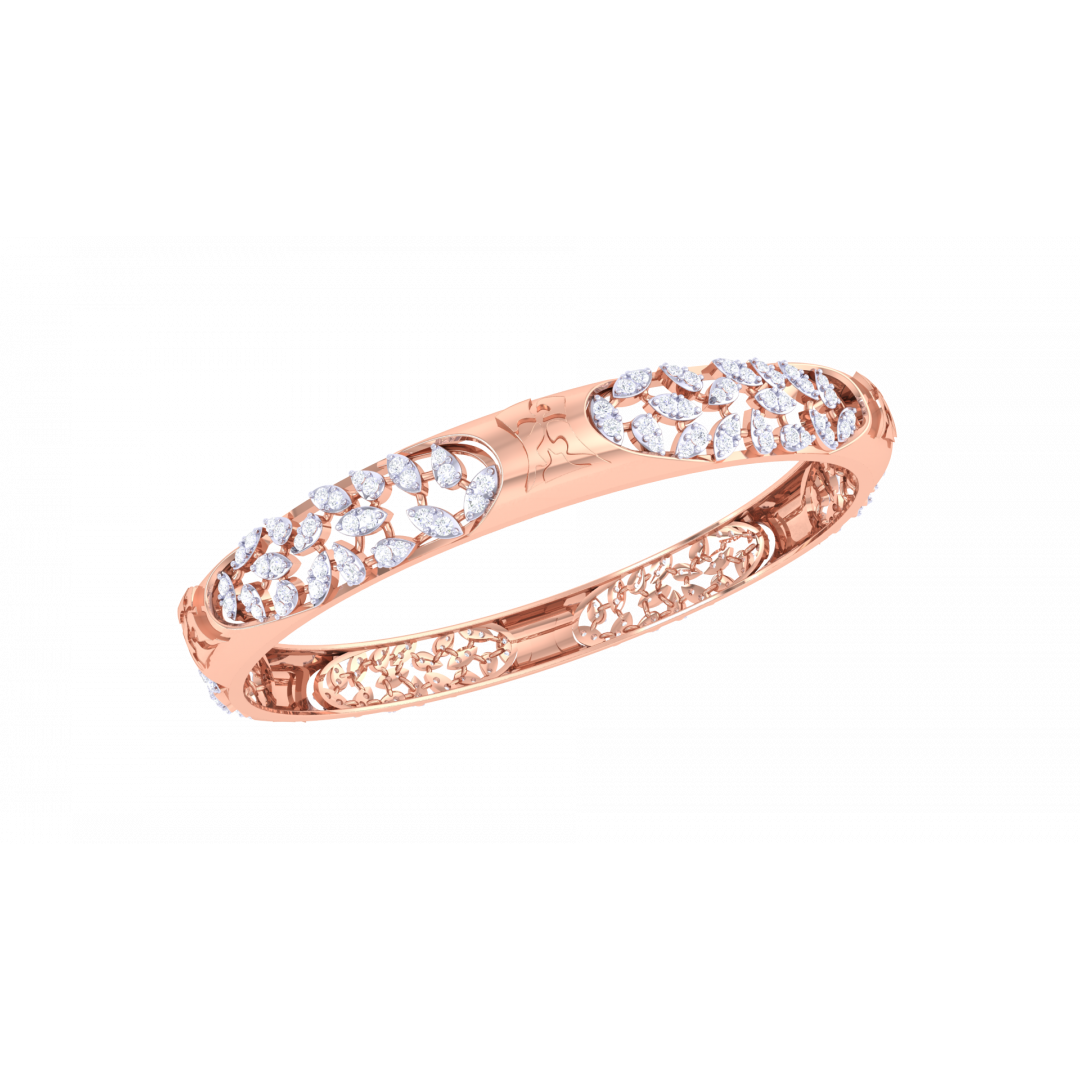 Donna Rose Gold Bangles