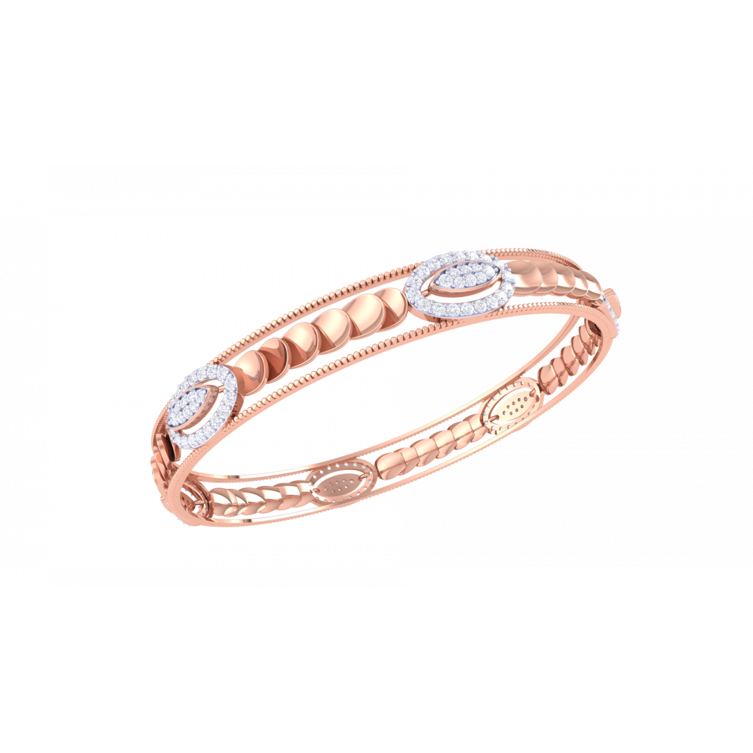 Diana Rose Gold Bangles 