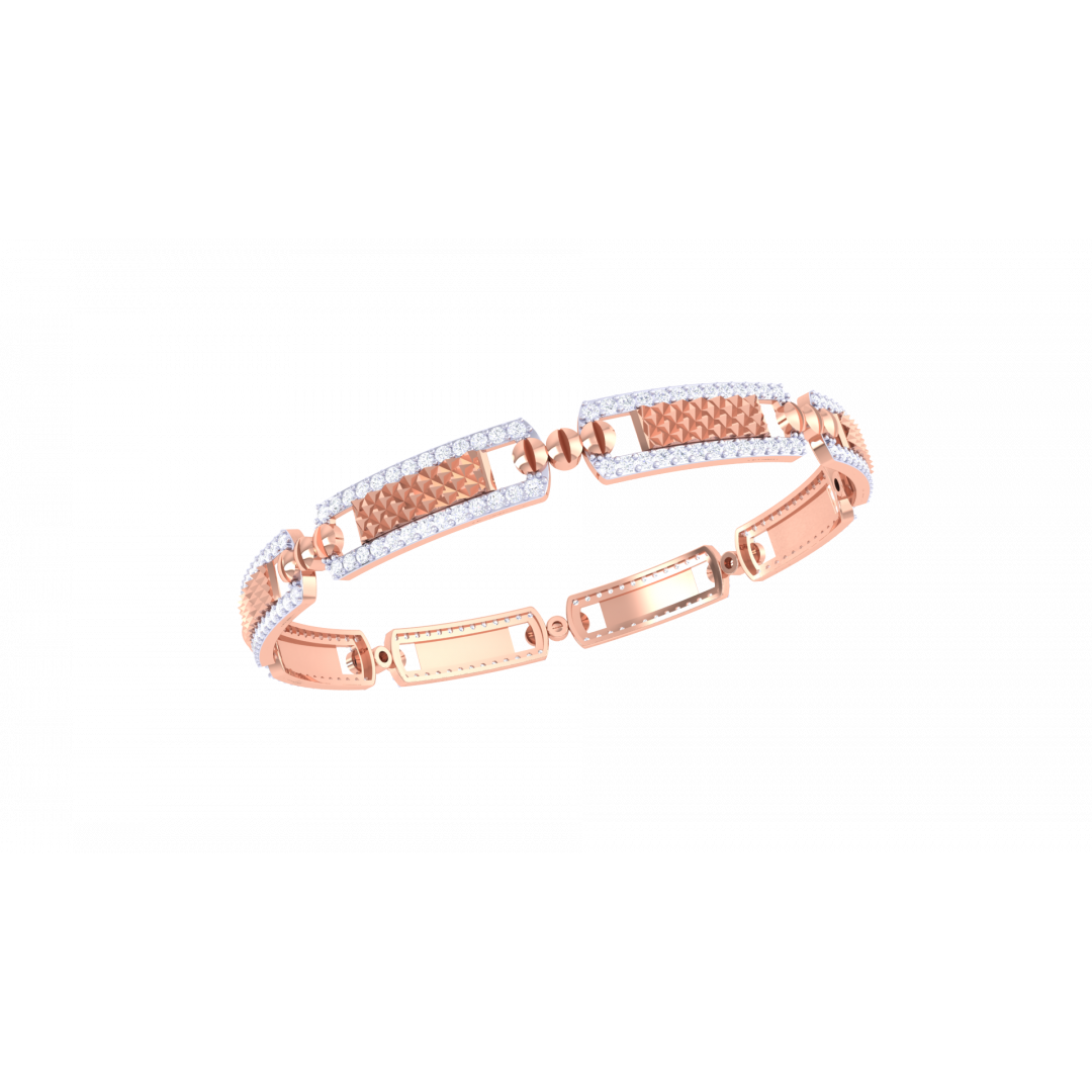 Nicole Rose Gold Bangles 