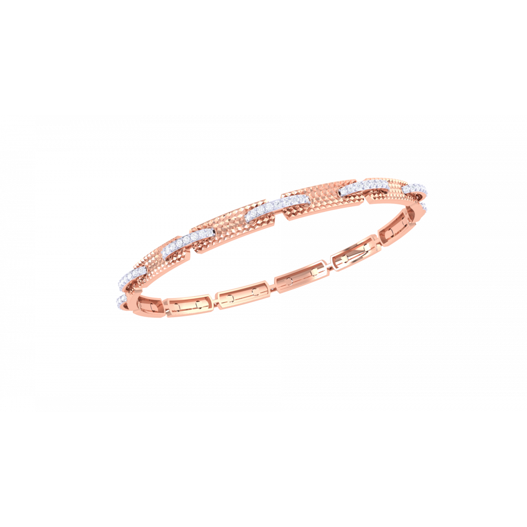 Ggraciela Rose Gold Bangles  