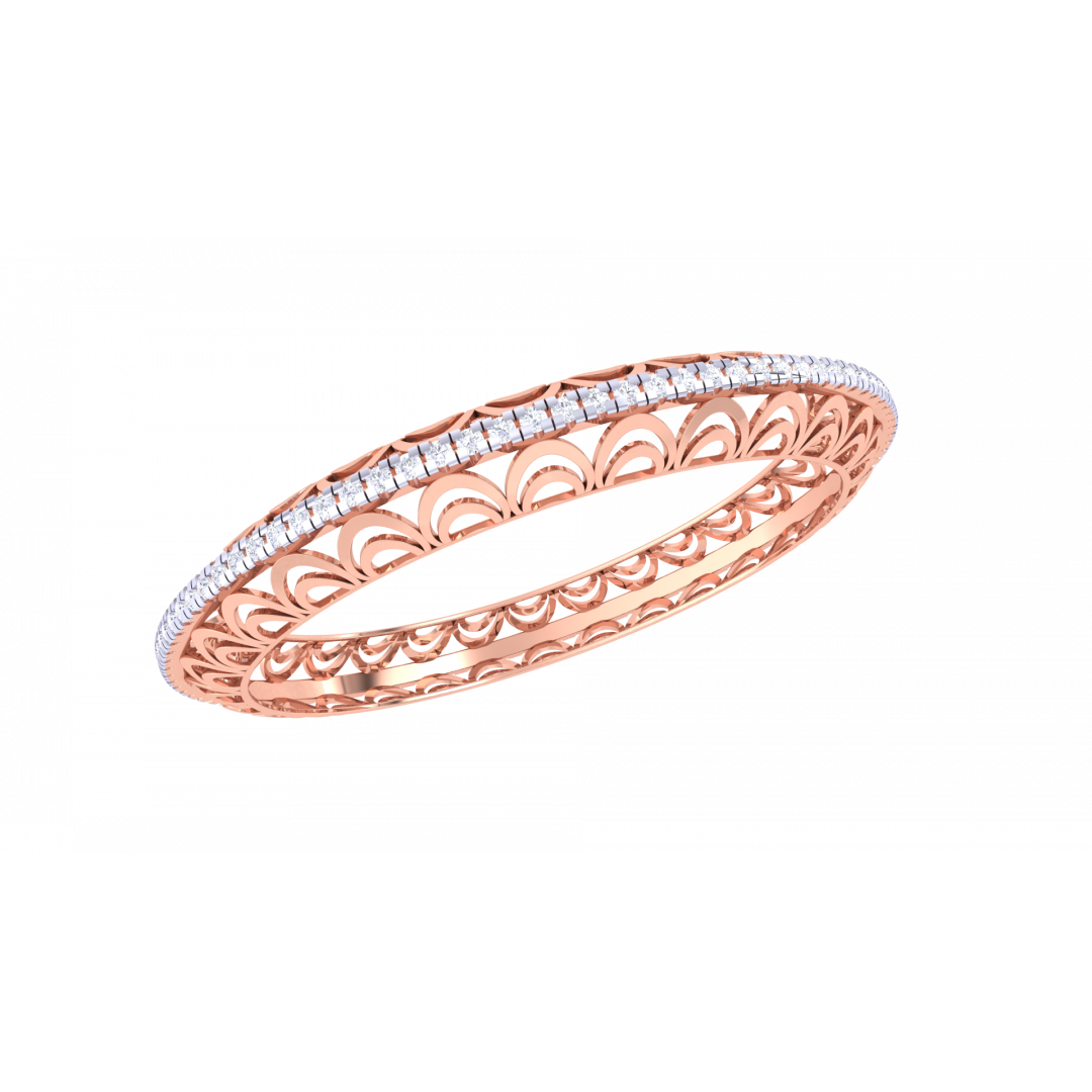 Melody  Rose Gold Bangles 