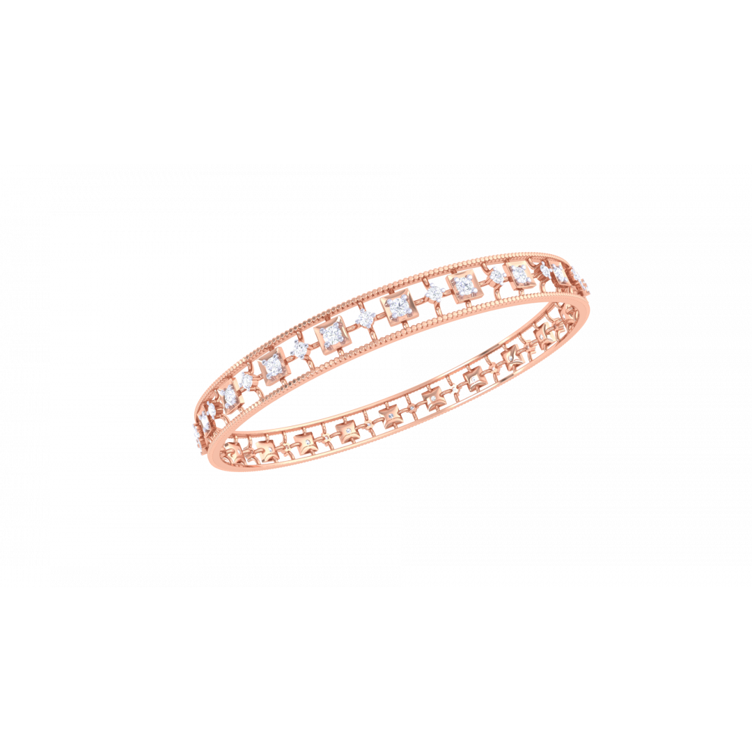 Virginia Rose Gold Bangles 