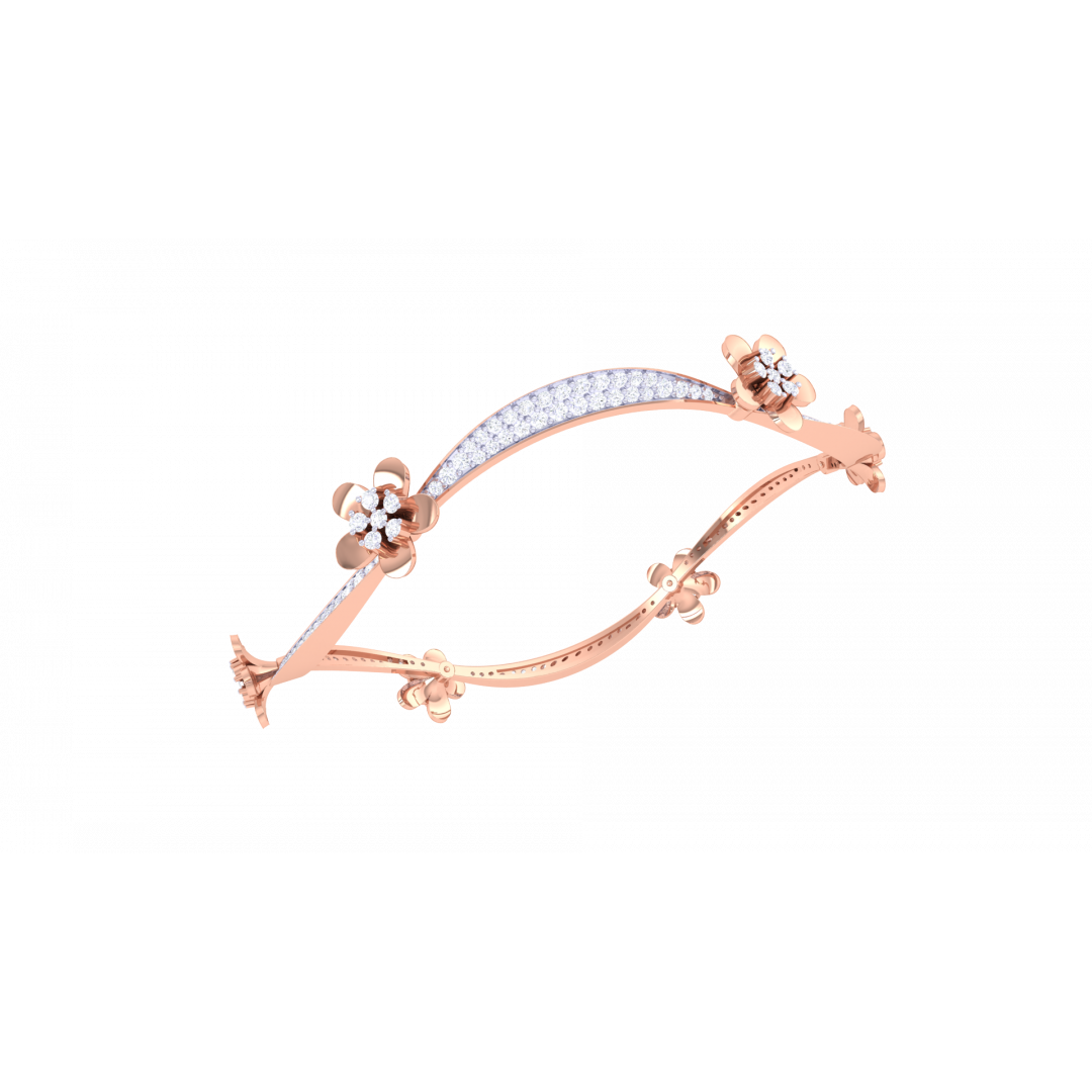 Eunice Rose Gold Bangles