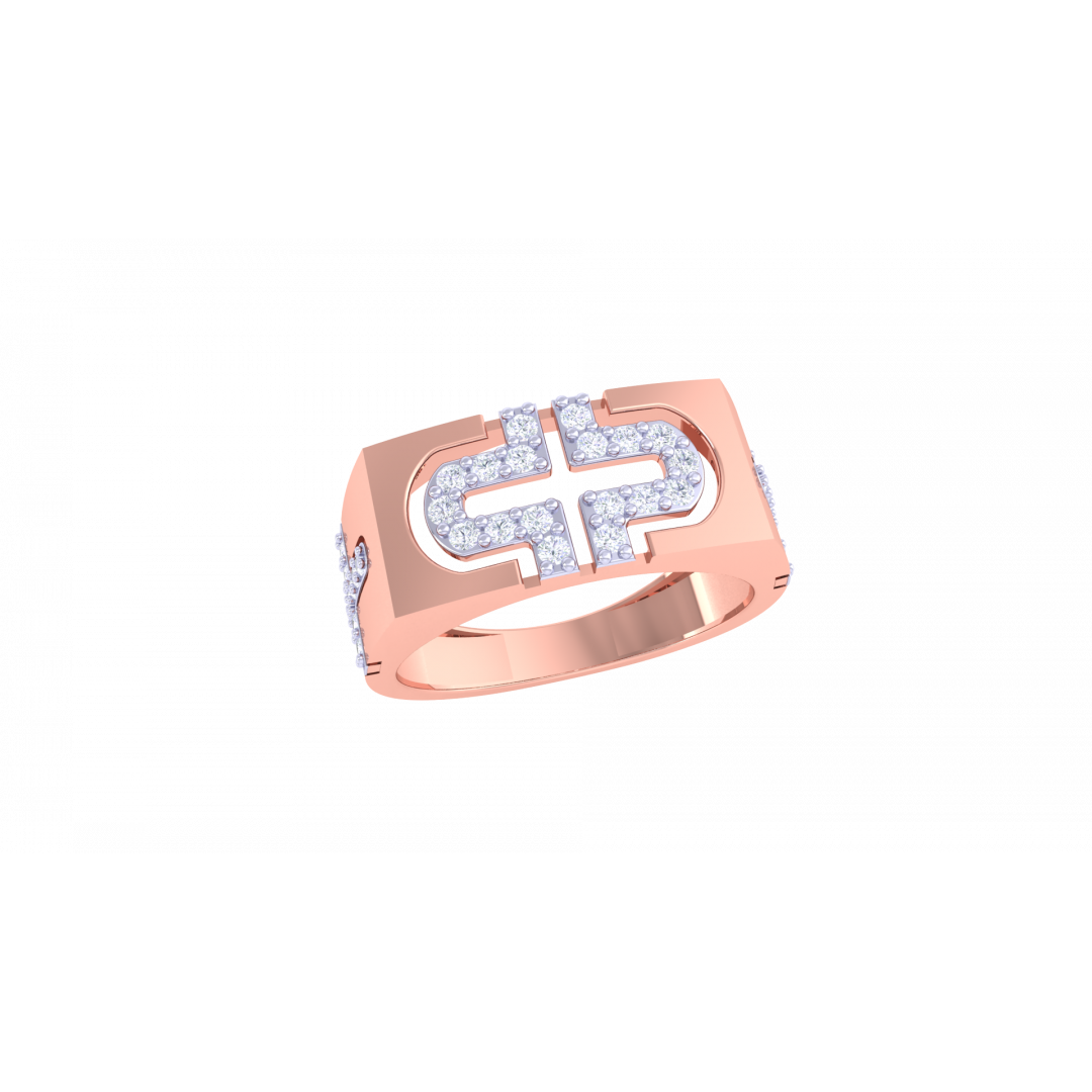 Delta Rose Gold Ring 