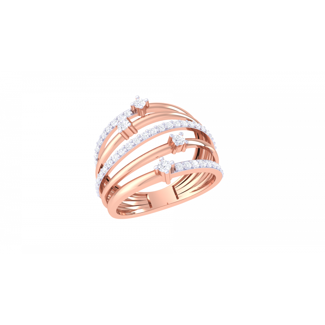 Akari Rose Gold Ring 