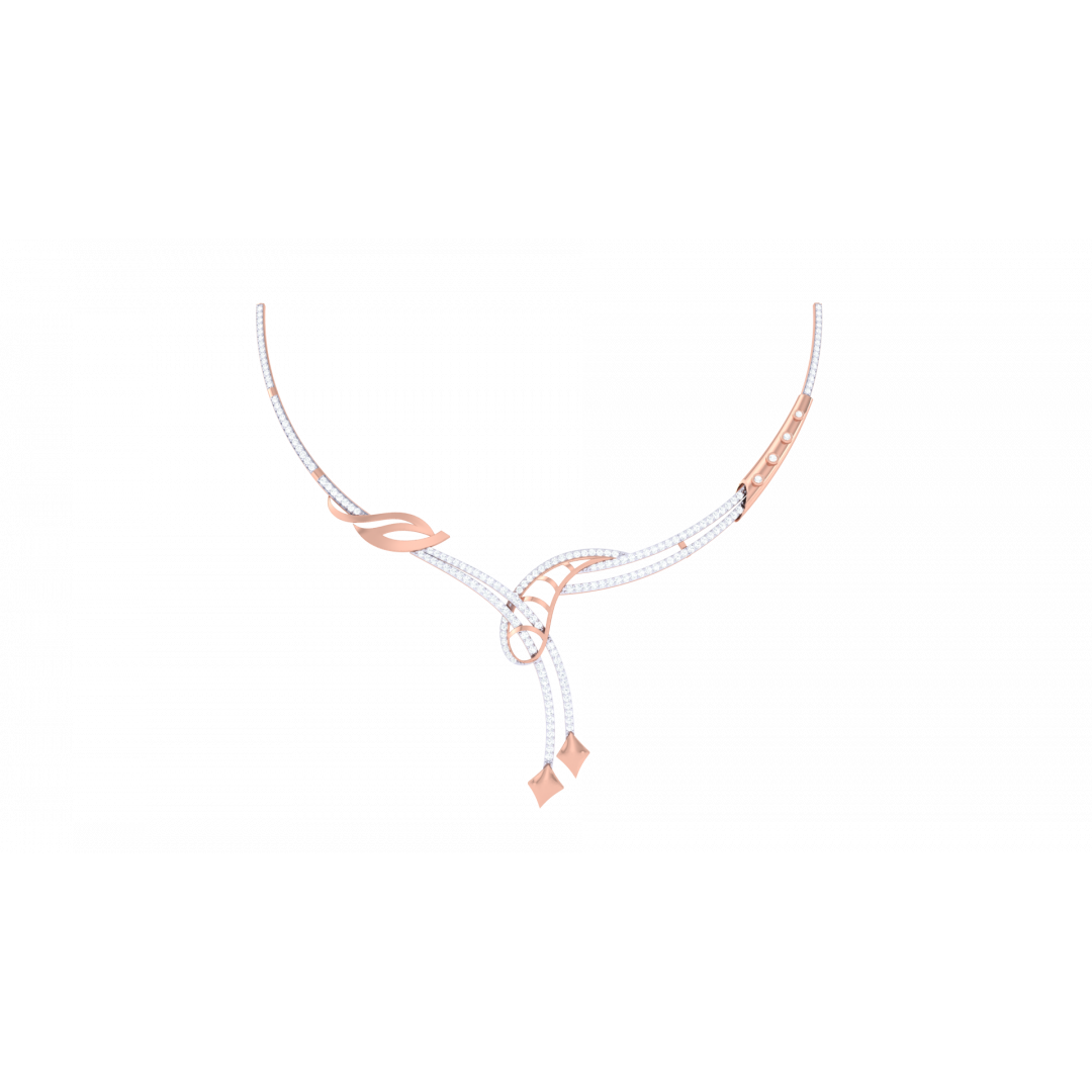 Adhira Rose Gold Necklace