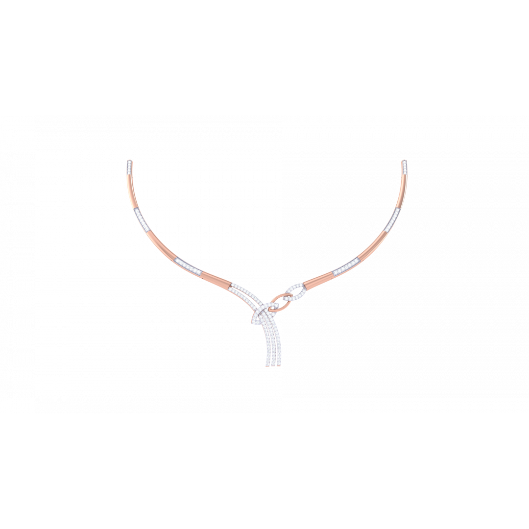 Darpanika Rose Gold Necklace 