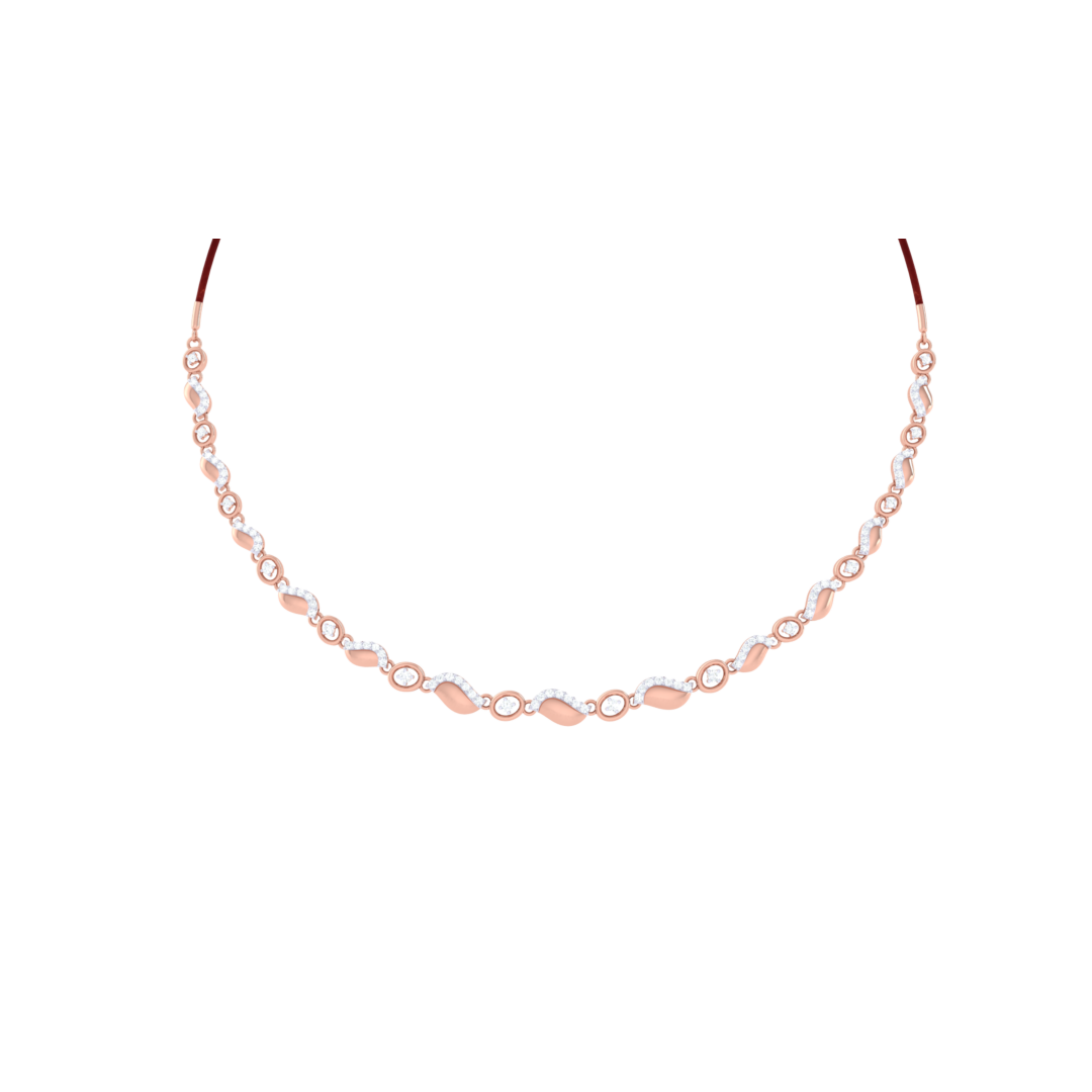 Thranisa Rose Gold Necklace 