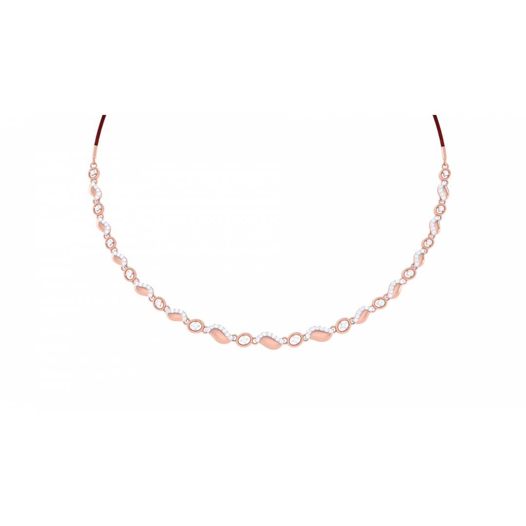 Thranisa Rose Gold Necklace 