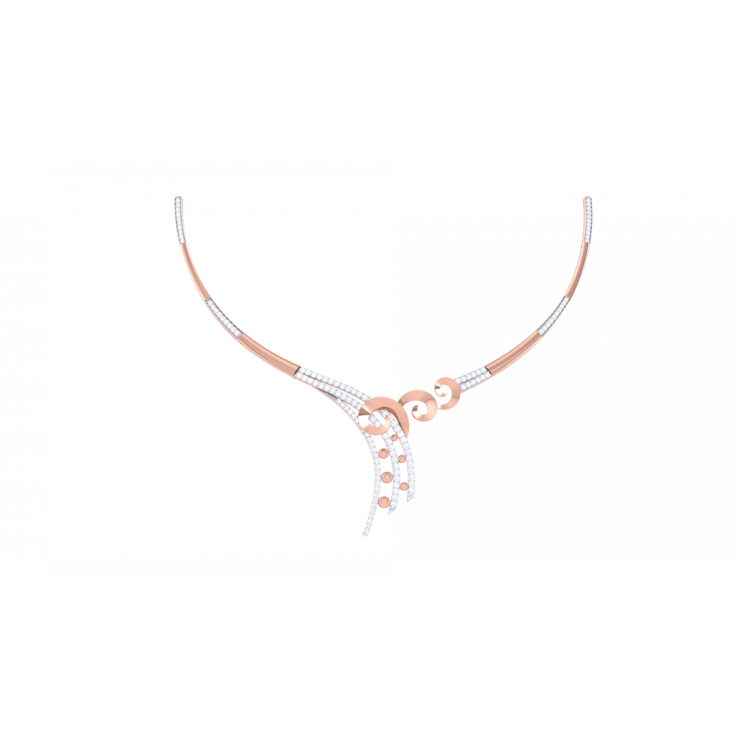 Mirai Rose Gold Necklace 