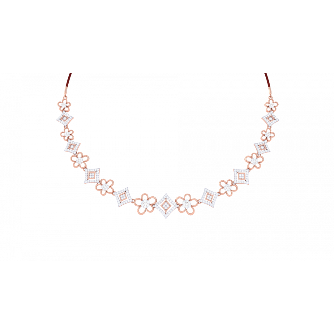 Navya Rose Gold Necklace 