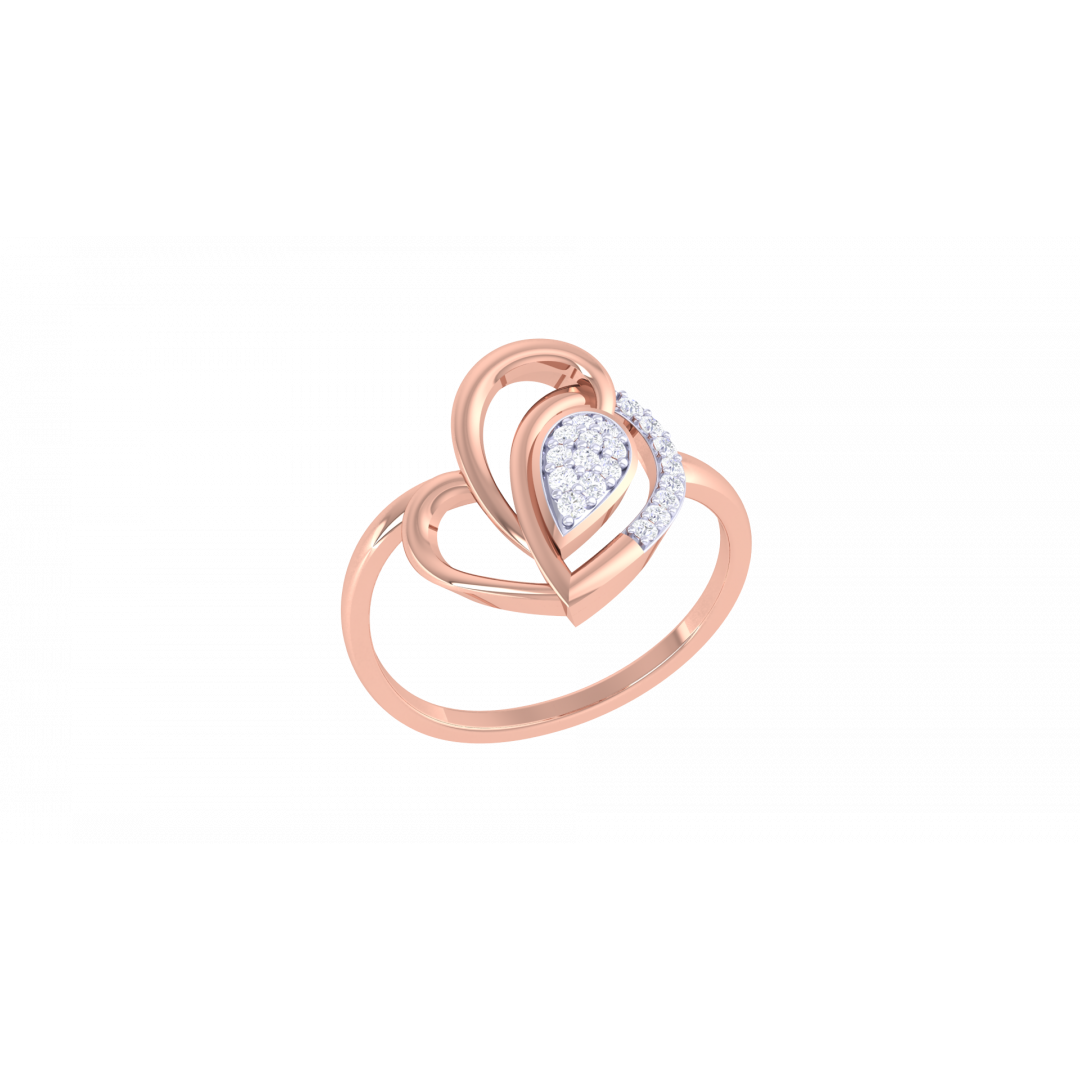 Flora Rose Gold Ring 