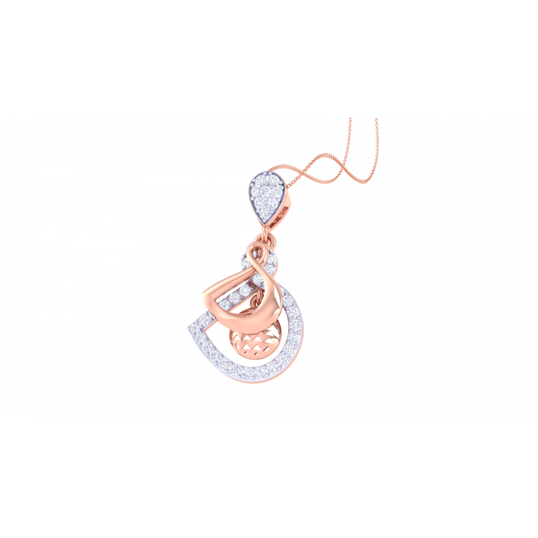 Asami Rose Gold Pendant 