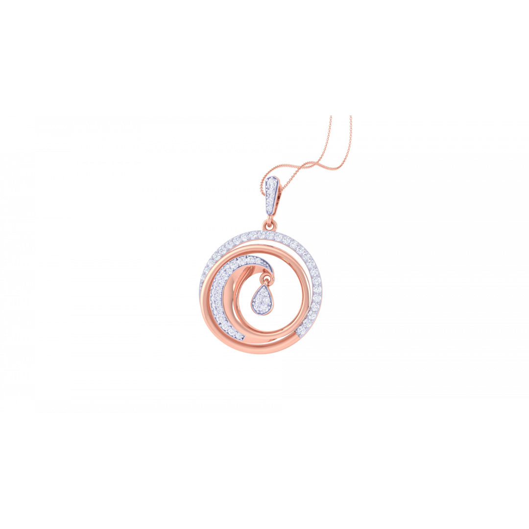 Ainu Rose Gold Pendant 