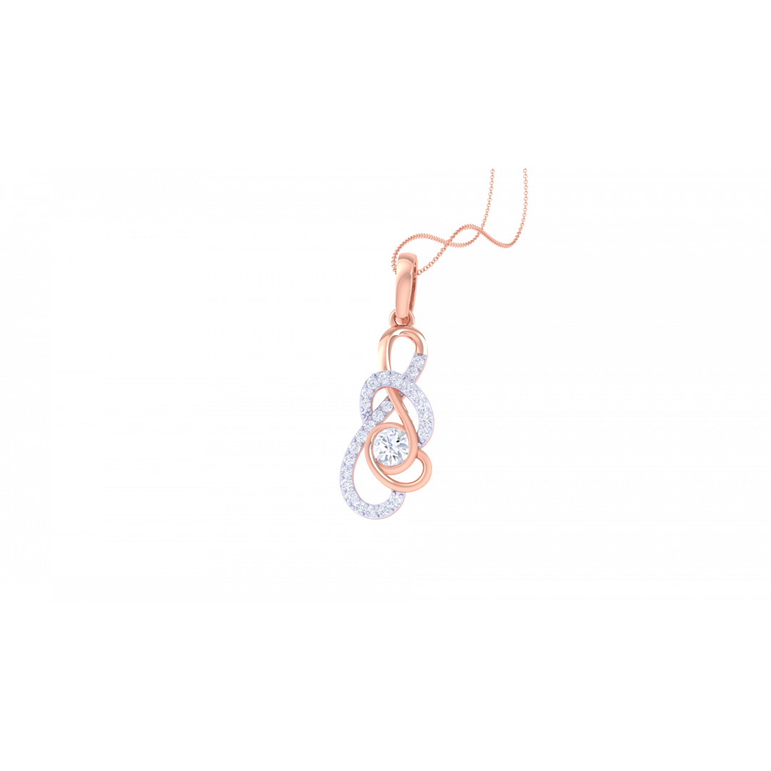 Cellini Rose Gold Pendant 