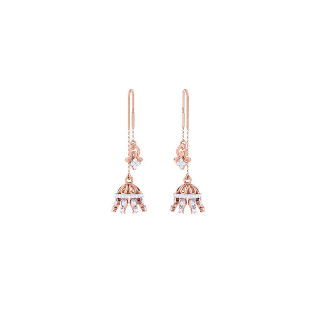 Marabel Rose Gold Earrings