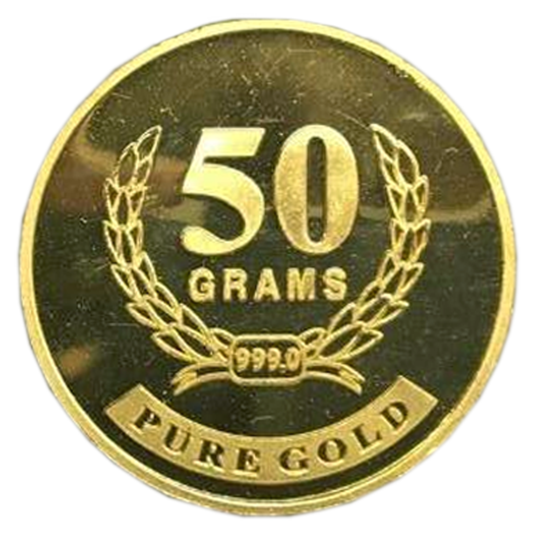 50gm gold coin NIBR