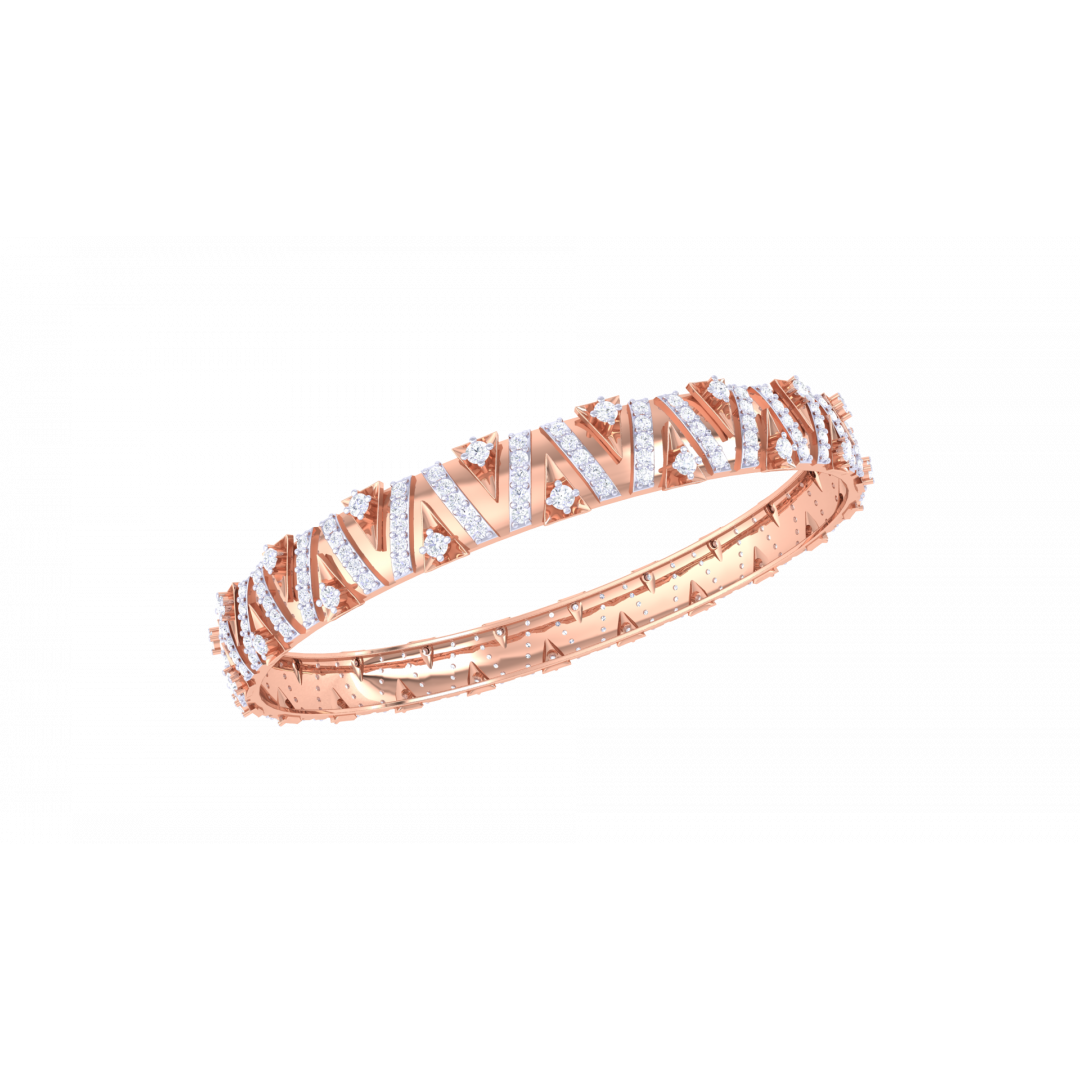 Carolina Rose Gold Bangles 