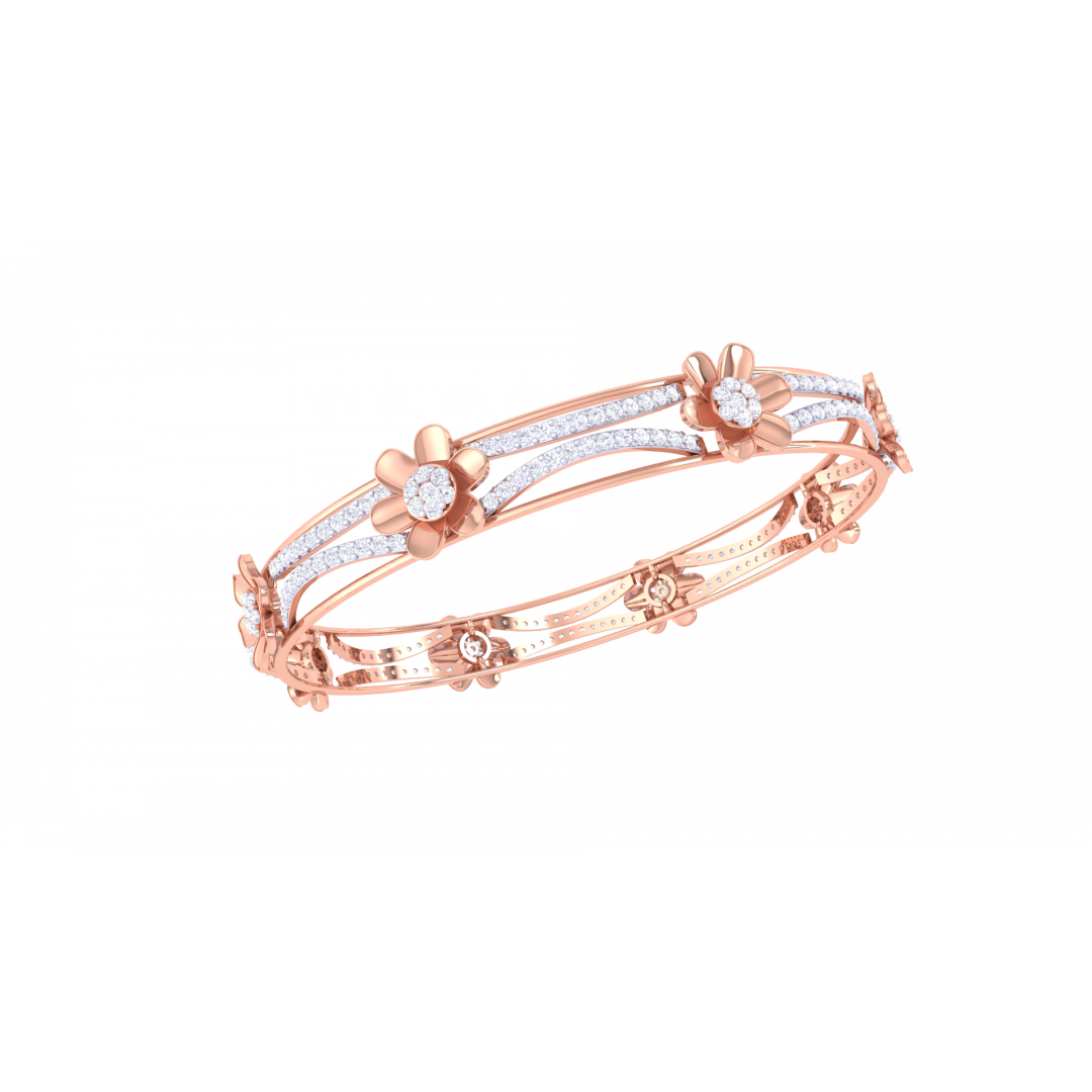 Betty Rose Gold Bangles 