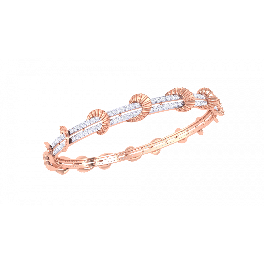 Amalia Rose Gold Bangles 