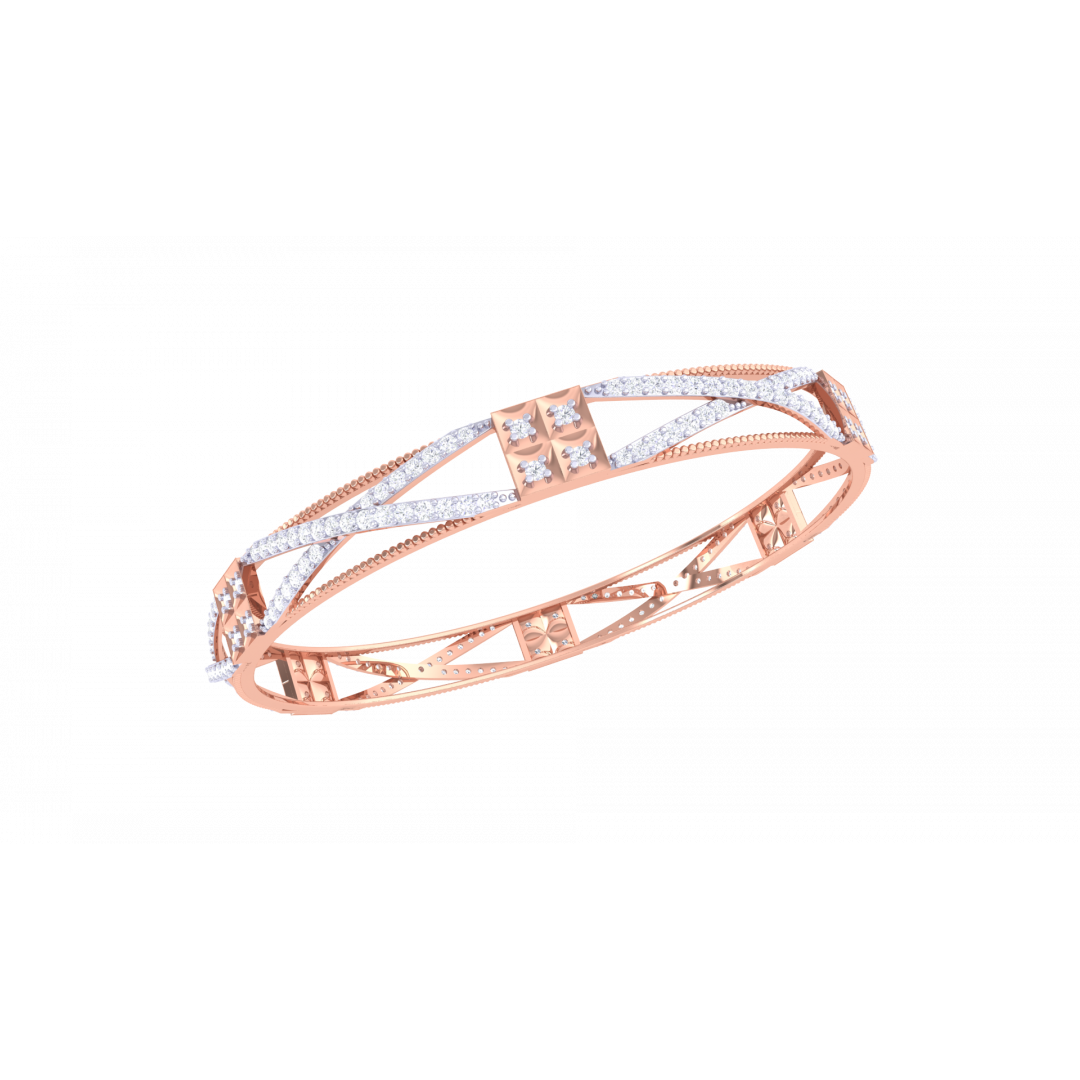 Laverne Rose Gold Bangles 