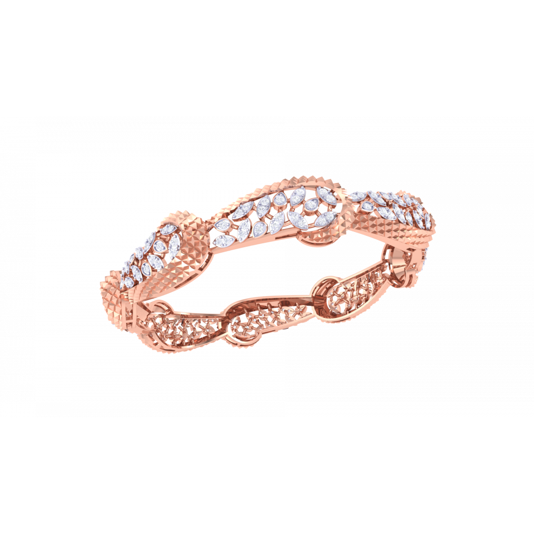 Alexia Rose Gold Bangles 