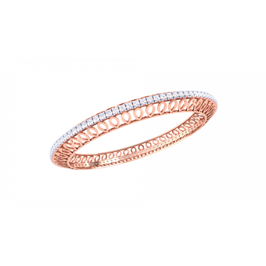 Victoria Rose Gold Bangles