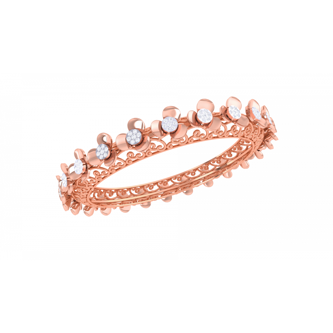 Lilly Rose Gold Bangles 