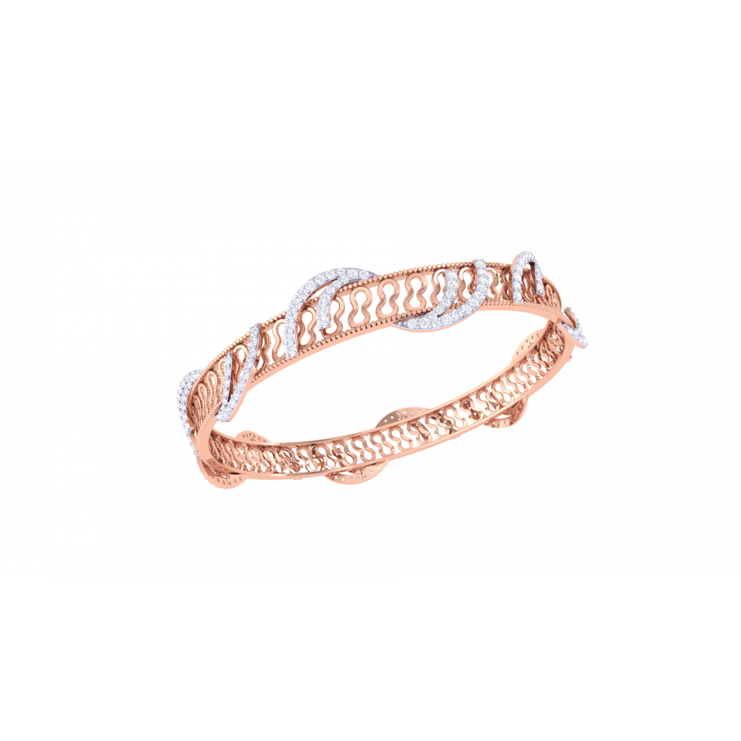 Daisy Rose Gold Bangles 