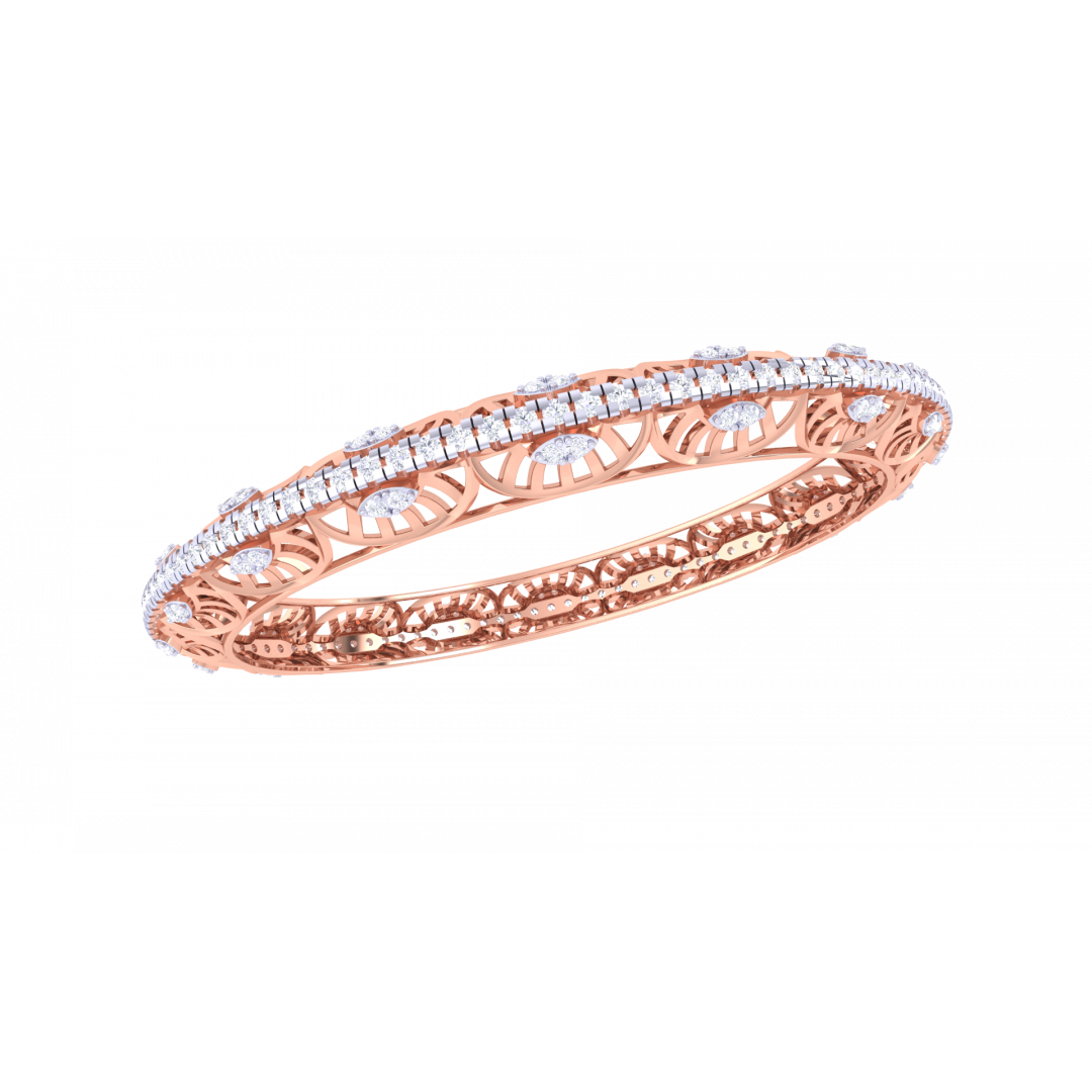 Miranda Rose Gold Bangles 