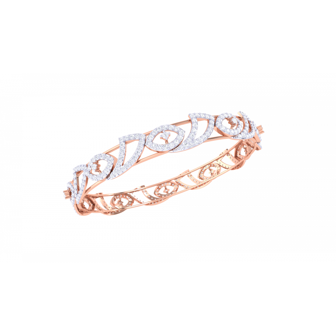 Luisa Rose Gold Bangles 