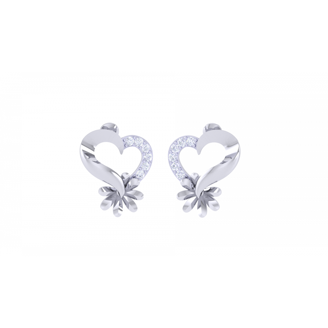 Heart Shape platinum Tops