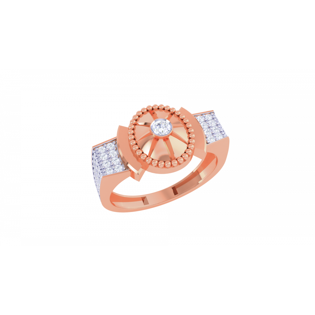 Manzu Rose Gold Ring 