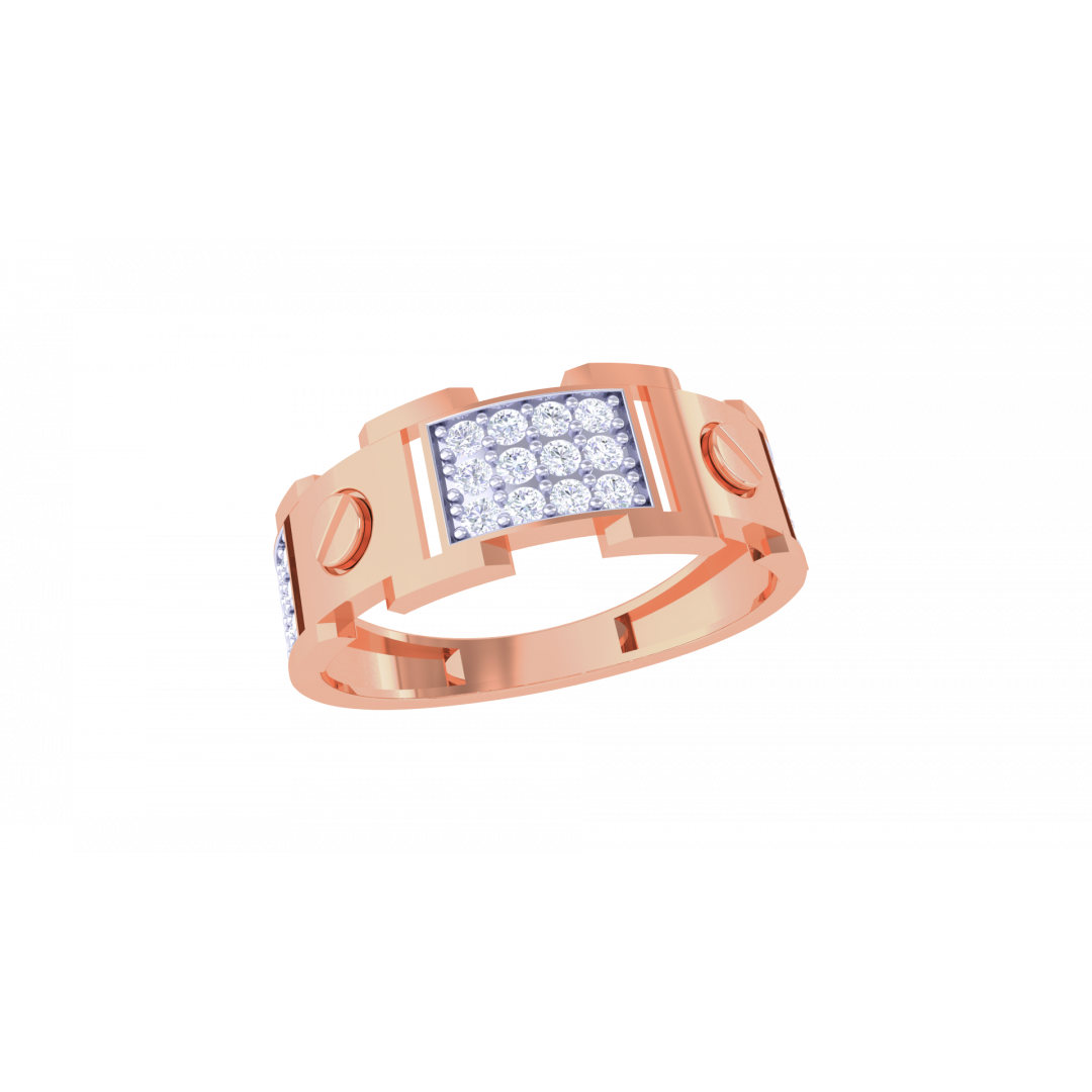 Rosario Rose Gold Ring