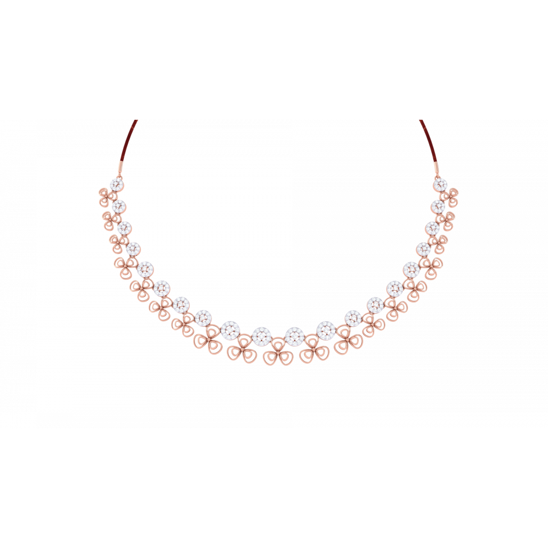 Darshani Rose Gold Necklace