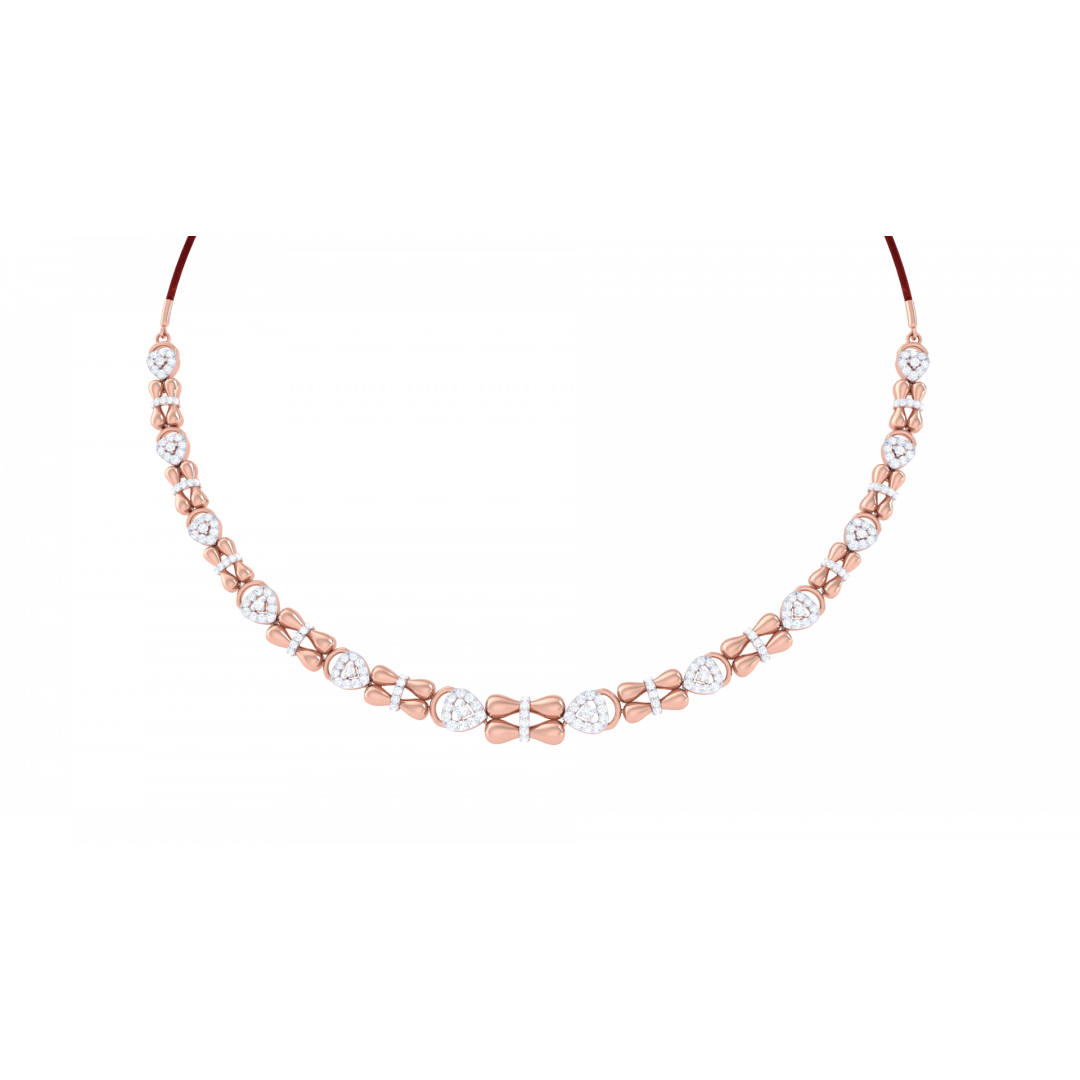 Diza Rose Gold Necklace