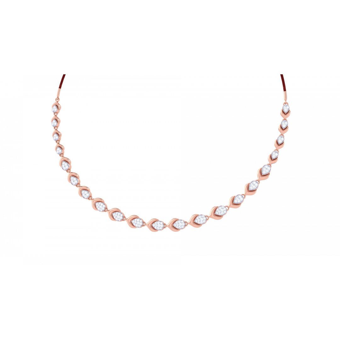 Chandraki Rose Gold Necklace 