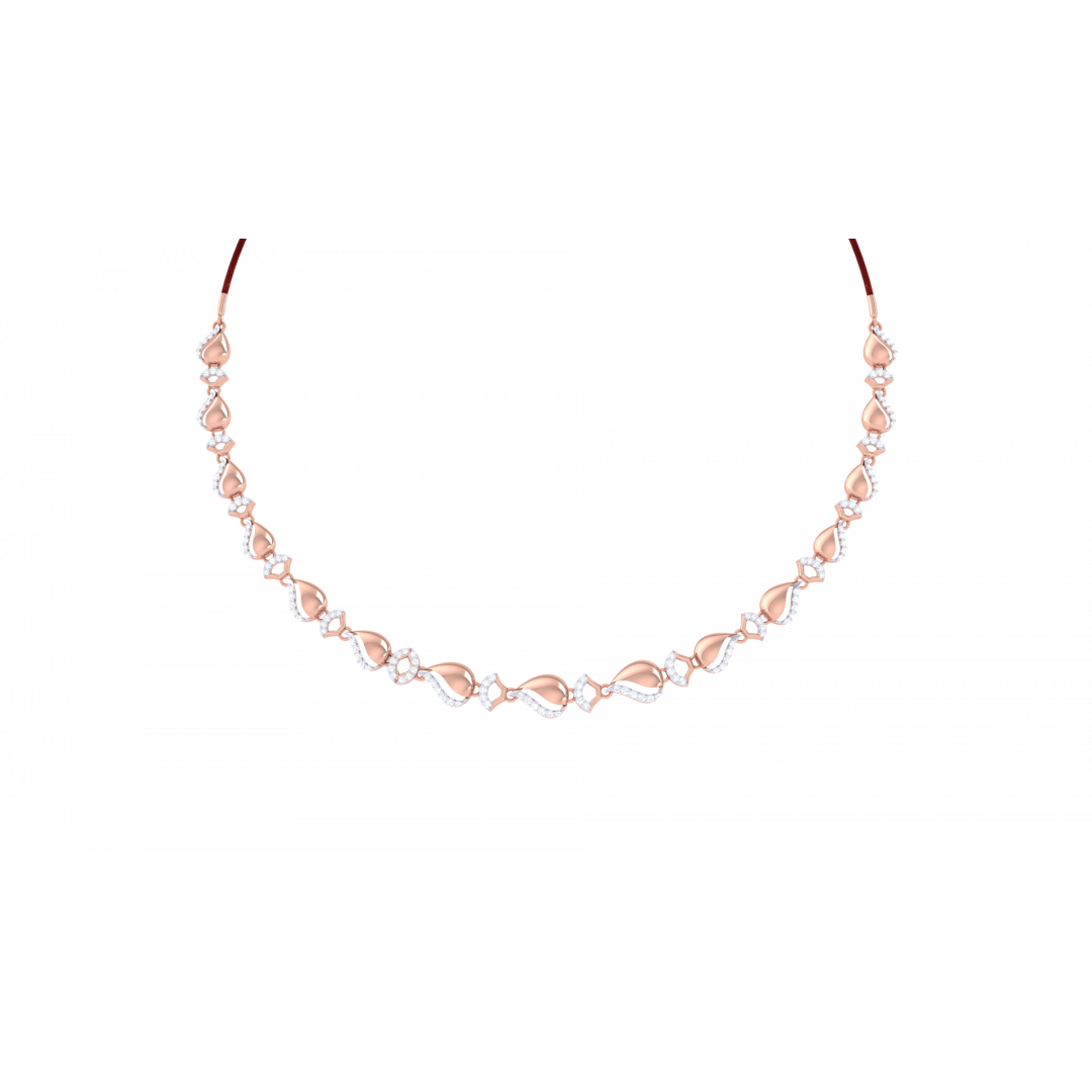 Zanisha Rose Gold Necklace 