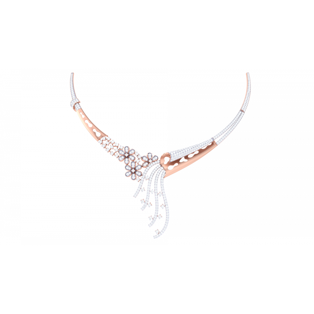 Hiya Rose Gold Necklace