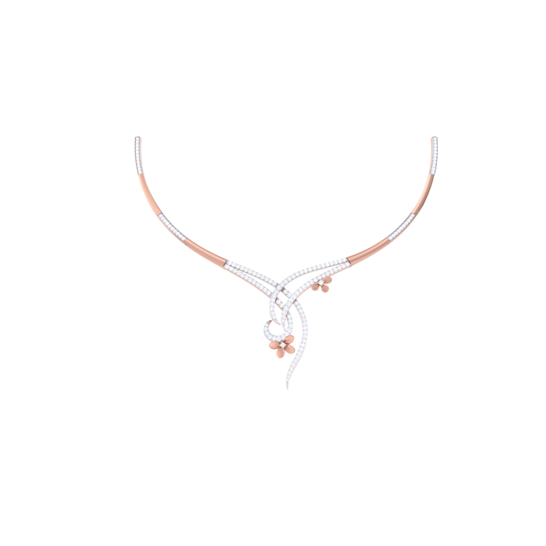 Kaia Rose Gold Necklace 
