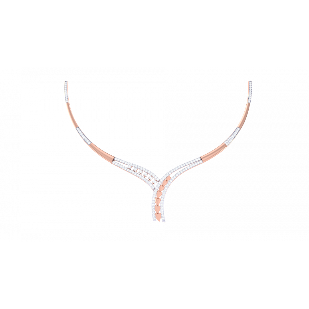 Mayra  Rose Gold Necklace 