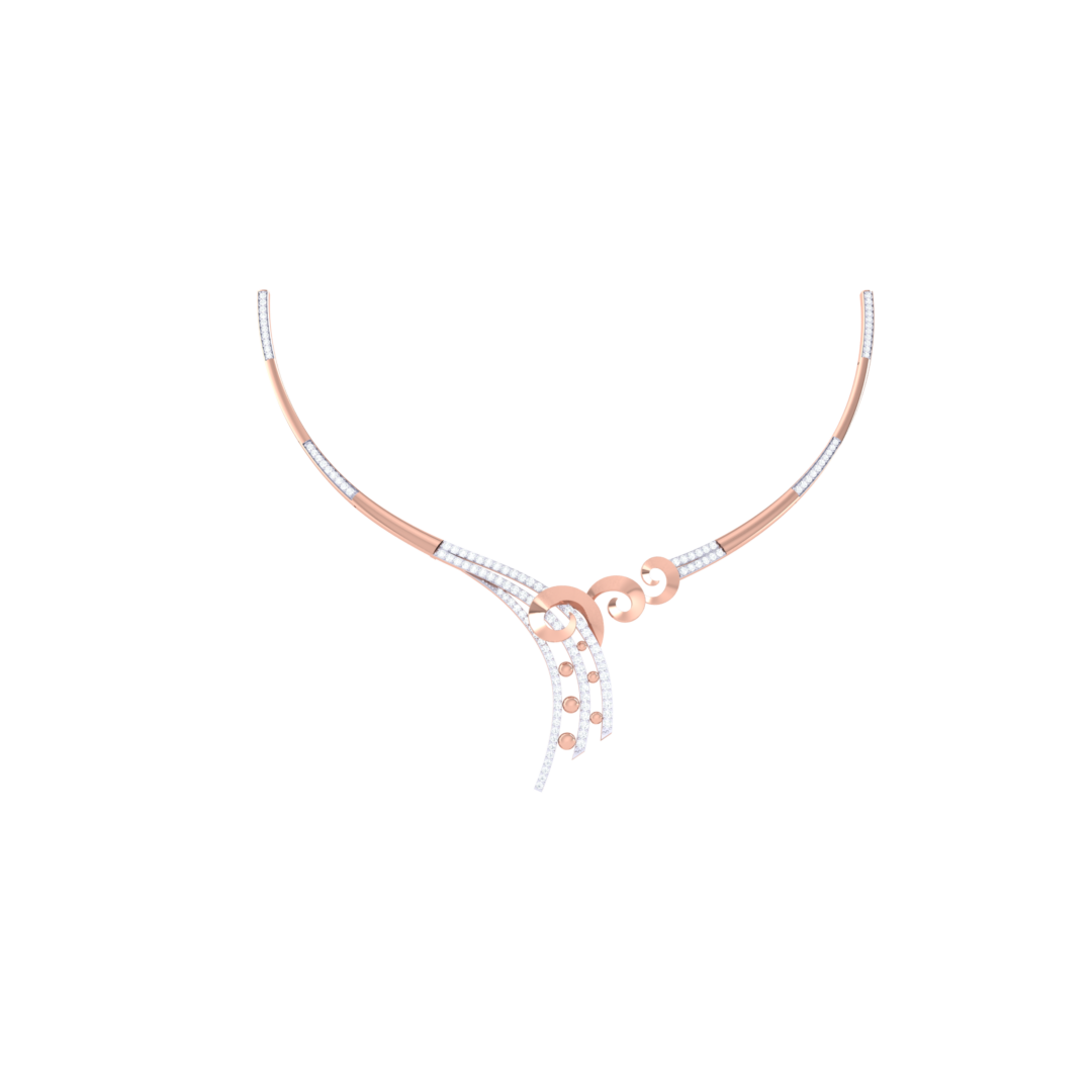 Mirai Rose Gold Necklace 