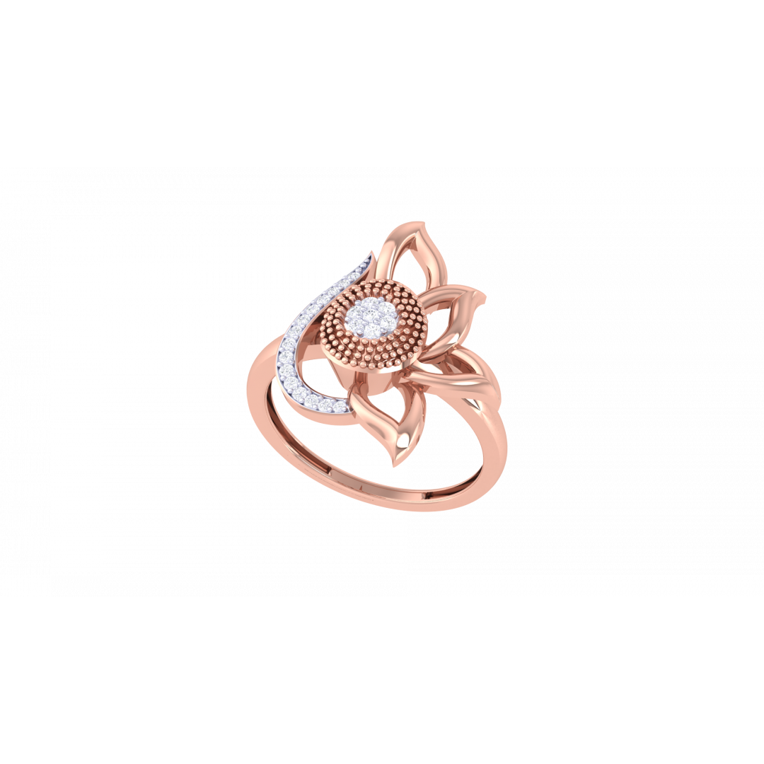 Flavia Rose Gold Ring 