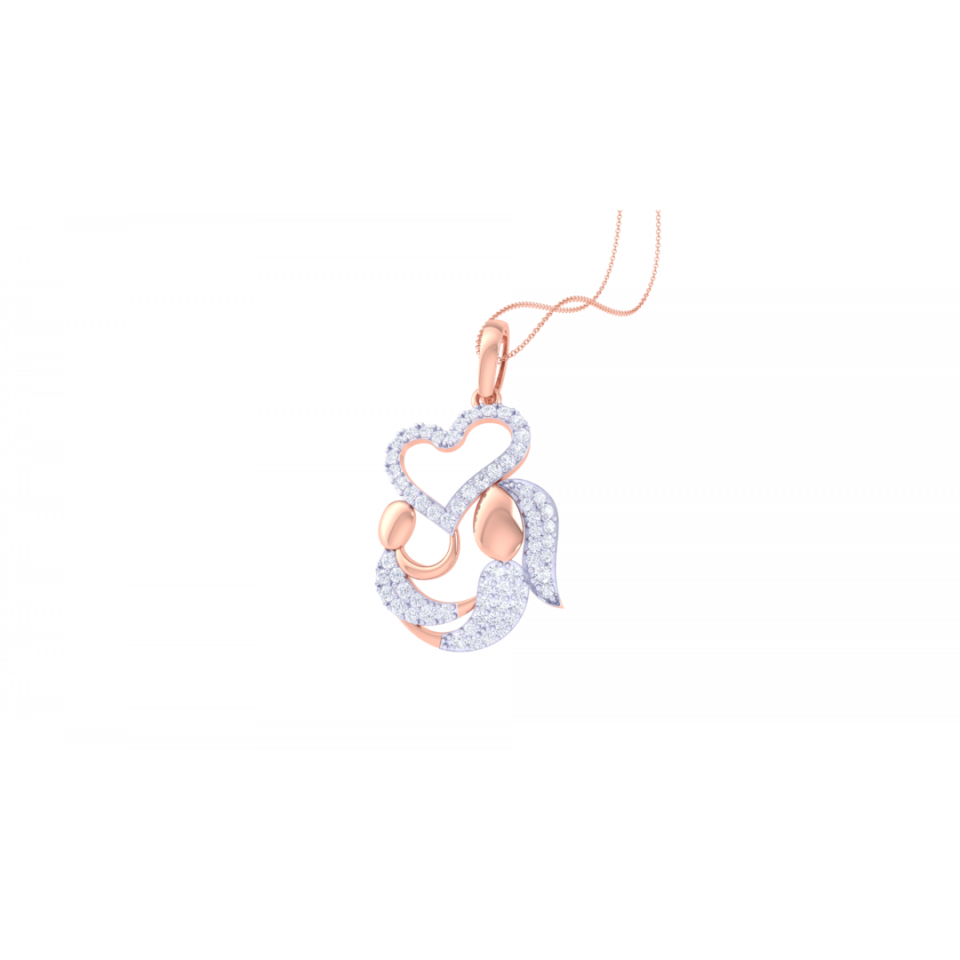 Chihiro Rose Gold Pendant 