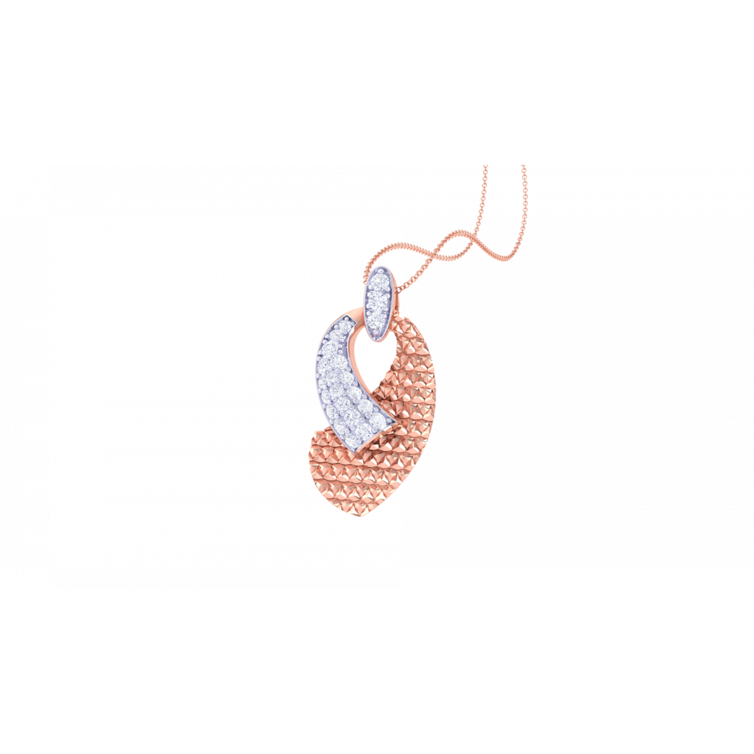 Dino Rose Gold Pendant