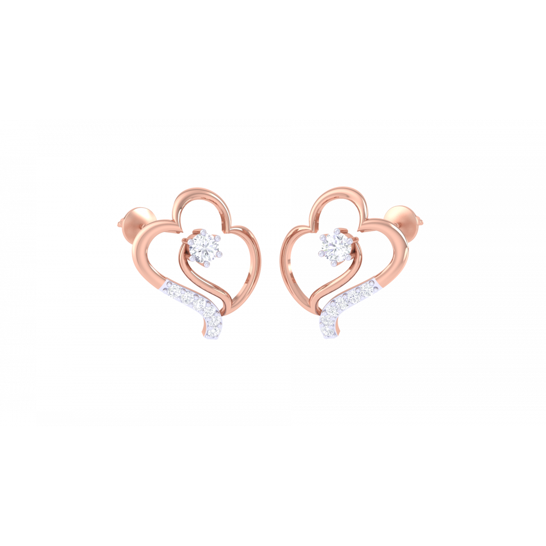 Baby Heart Rose Gold Tops