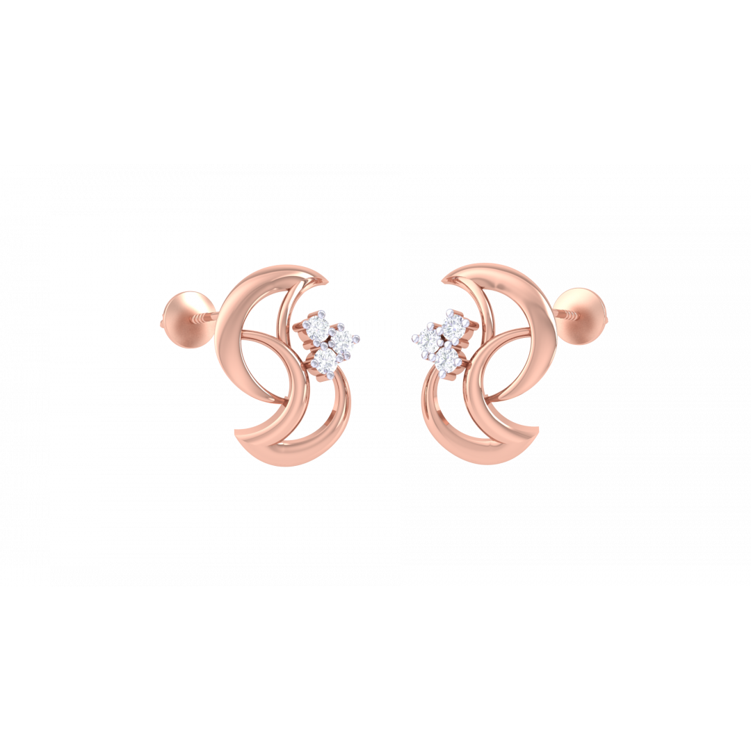 Moon Circle Rose Gold Tops  