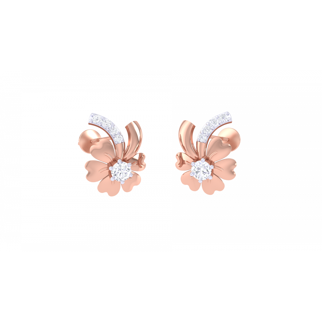 Catharanthusflower Rose Gold Tops 