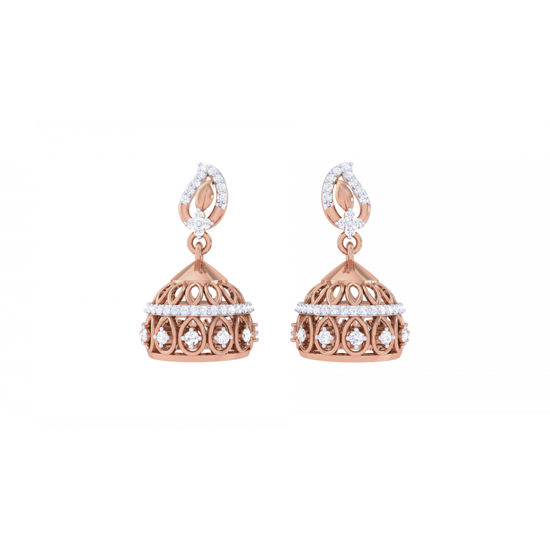 Zoomka Rose Gold Earrings