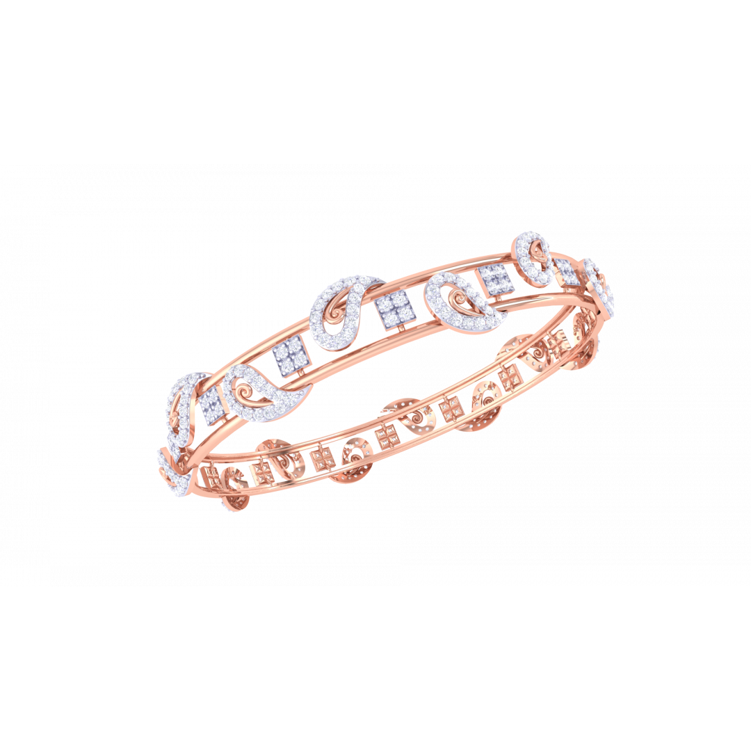 Rebecca Rose Gold Bangles